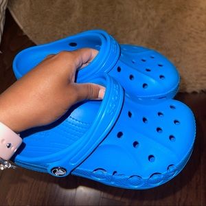 Blue Crocs Size J3